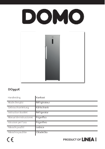 Manual Domo DO991K Refrigerator