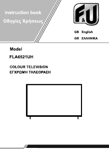 Εγχειρίδιο F&U FLA6521UH Τηλεόραση LED