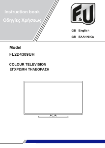 Εγχειρίδιο F&U FL2D4309UH Τηλεόραση LED