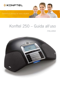 Manuale Konftel 250 Telefono per conferenza