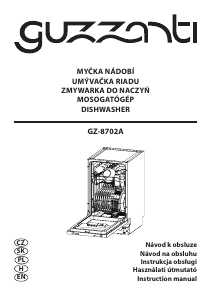 Manual Guzzanti GZ 8702A Dishwasher