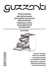 Manual Guzzanti GZ 8705A Dishwasher