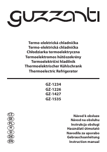 Használati útmutató Guzzanti GZ 1535SS Borszekrény