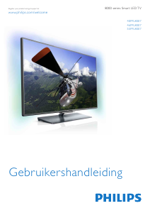 Handleiding Philips 40PFL8007K LED televisie