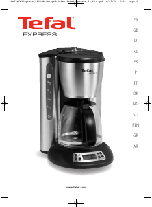 Handleiding Tefal CM410 Express Therm Koffiezetapparaat