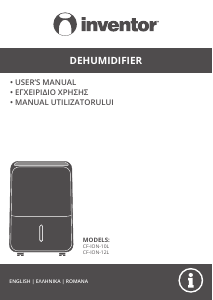 Manual Inventor CF-ION-10L Dehumidifier