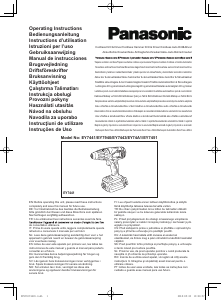 Bruksanvisning Panasonic EY7451 Borrskruvdragare