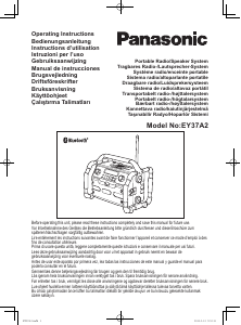 Käyttöohje Panasonic EY37A2 Portable Radio