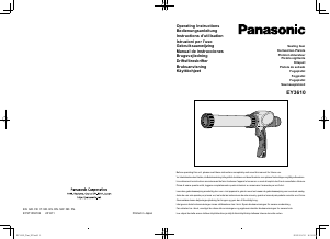 Käyttöohje Panasonic EY3610 Saumauspistooli