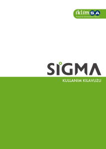Kullanım kılavuzu Sigma SGM22DMA Klima