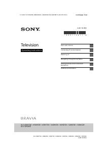 Manual Sony Bravia KLV-40W672E LCD Television