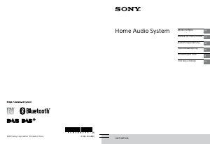 Manuale Sony CMT-SBT20B Stereo set