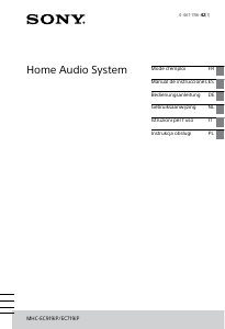 Bedienungsanleitung Sony MHC-EC719iP Stereoanlage