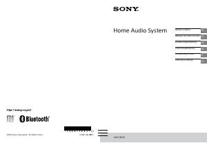 Manual de uso Sony CMT-SBT20 Set de estéreo