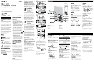 Handleiding Sony MHC-EC69i Stereoset