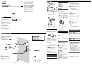 Manual Sony MHC-EC50DC Stereo-set