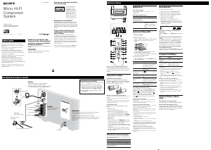 Mode d’emploi Sony CMT-BX10 Stéréo