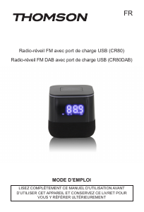 Manuál Thomson CR80DAB Rádio s alarmem