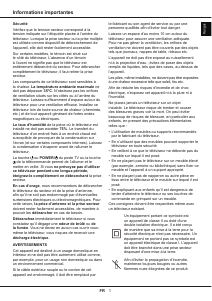 Mode d’emploi Thomson 55UG6300 Téléviseur LCD