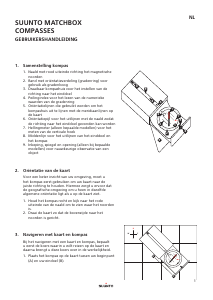 Handleiding Suunto Matchbox Kompas