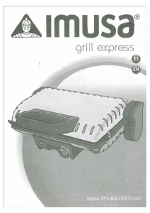 Manual de uso Imusa Grill Express Grill de contacto