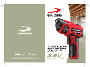 Manual de uso Daihatsu HI-A36M Atornillador