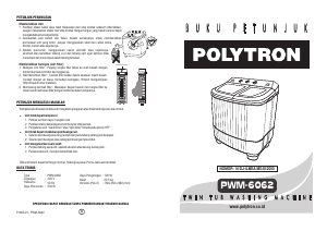 Panduan Polytron PWM 6062 Mesin Cuci