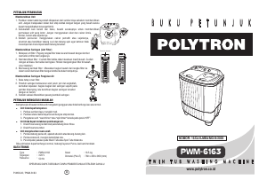 Panduan Polytron PWM 6163 Mesin Cuci