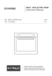 Hướng dẫn sử dụng Eurosun EOV65ME Lò nướng