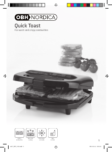 Handleiding OBH Nordica 6877 Quick Toast Contactgrill