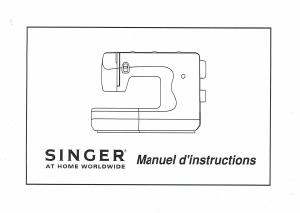 Mode d’emploi Singer 3815A Nymphea Machine à coudre