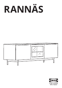 Manuál IKEA RANNAS Televizní stolek