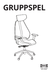 Manual IKEA GRUPPSPEL Office Chair