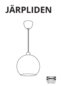 Посібник IKEA JARPLIDEN Лампа