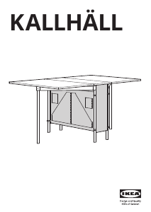 Használati útmutató IKEA KALLHALL Ebédlőasztal