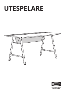 Priručnik IKEA UTESPELARE Radni stol