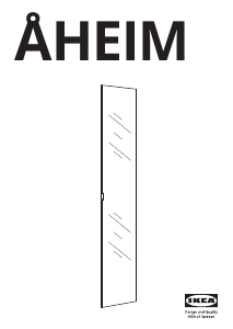 Εγχειρίδιο IKEA AHEIM Πόρτα ντουλάπας