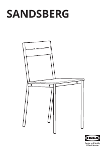 Mode d’emploi IKEA SANDSBERG Chaise
