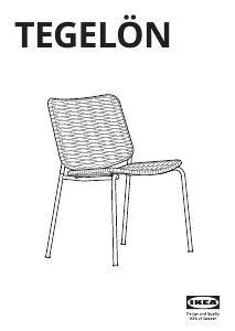 मैनुअल IKEA TEGELON कुर्सी