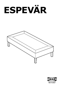 Hướng dẫn sử dụng IKEA ESPEVAR Khung giường