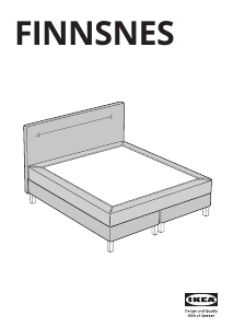 Návod IKEA FINNSNES Rám postele
