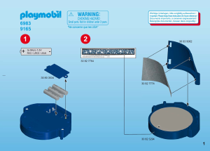 Brugsanvisning Playmobil set 6983 Leisure Sanger med scene