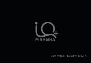 Kullanım kılavuzu Piranha IQ Plus Cep telefonu