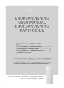 Brugsanvisning Elvita CKF3145V Køle-fryseskab