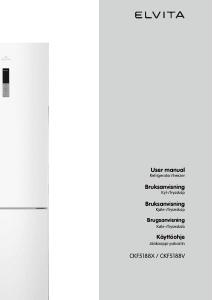 Manual Elvita CKF5188X Fridge-Freezer