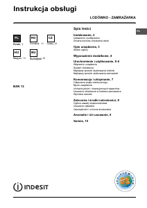 Instrukcja Indesit BAN 12 (0) Lodówko-zamrażarka