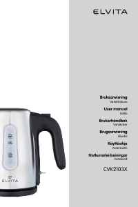 Manual Elvita CVK2103X Kettle