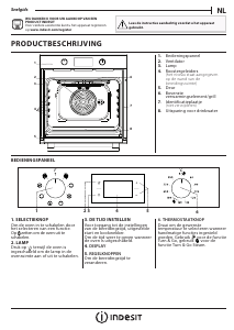 Handleiding Indesit IFWS 6540 C IX Oven