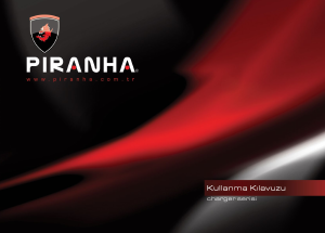 Kullanım kılavuzu Piranha Charger E Type Oto radyosu