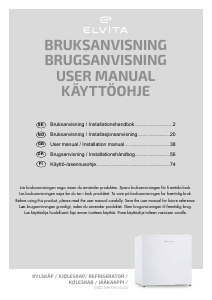 Brugsanvisning Elvita CKF2145V Køleskab